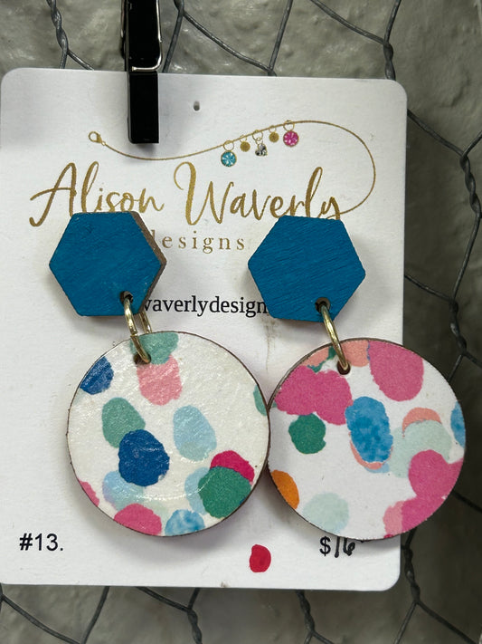Paint Dotted Earrings