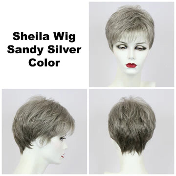 Sheila (Short Wig) Petite Cap