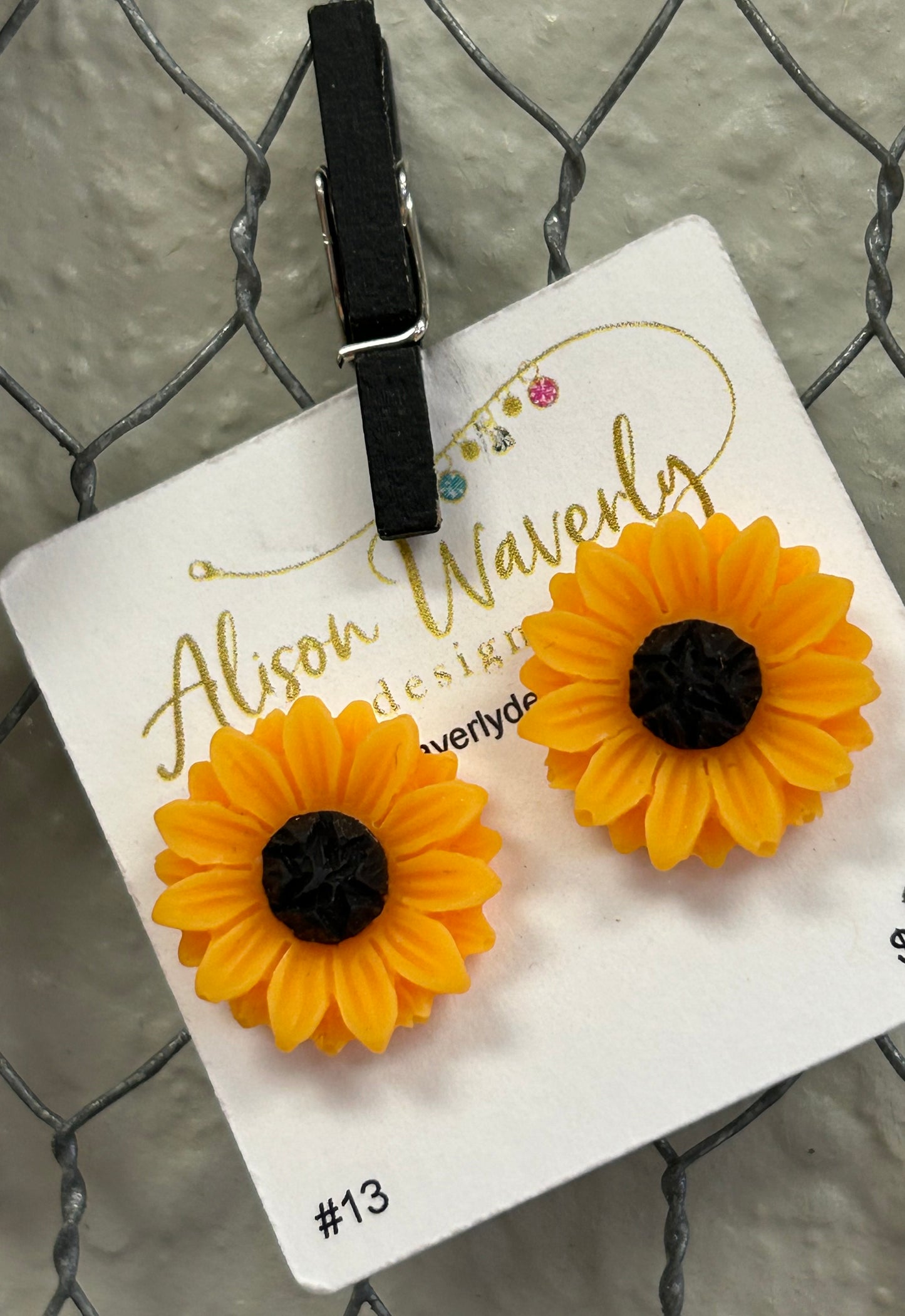 Sunflower Earrings